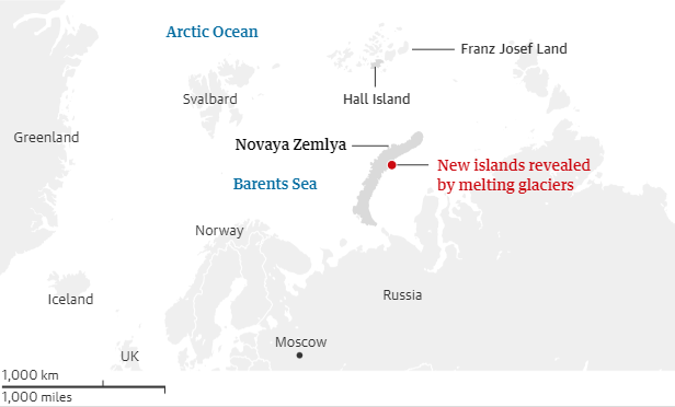 subida del nivel del mar - islas nuevas