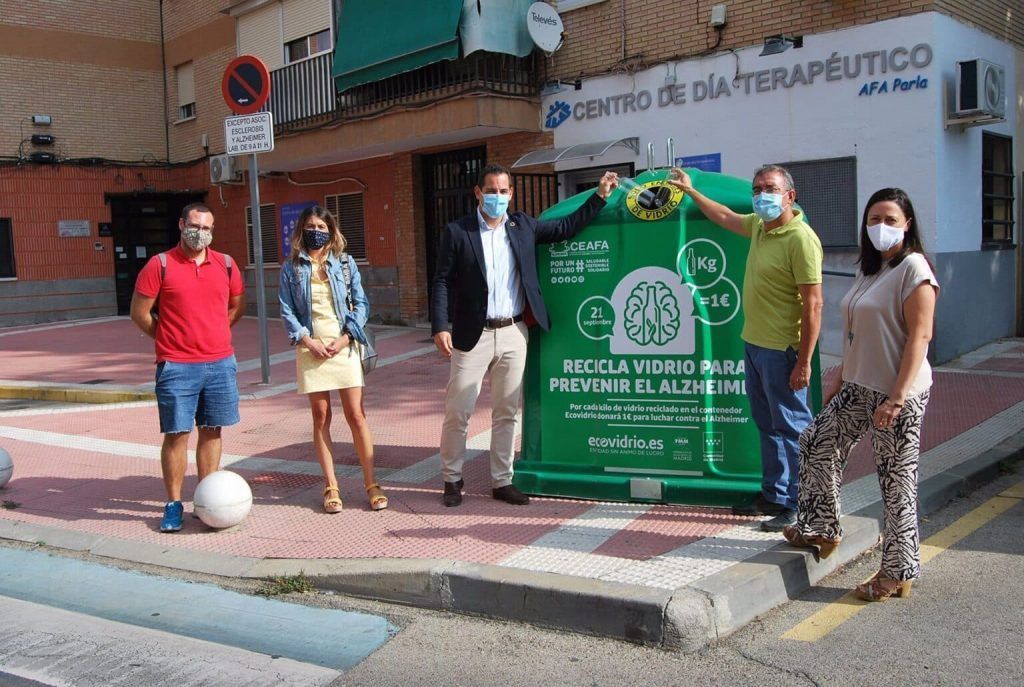 Contenedores Ecovidrio - Campaña contra el Alzheimer