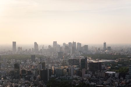 ciudad con contaminación